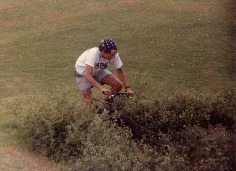BetterRide founder Gene Hamilton's first mountain bike