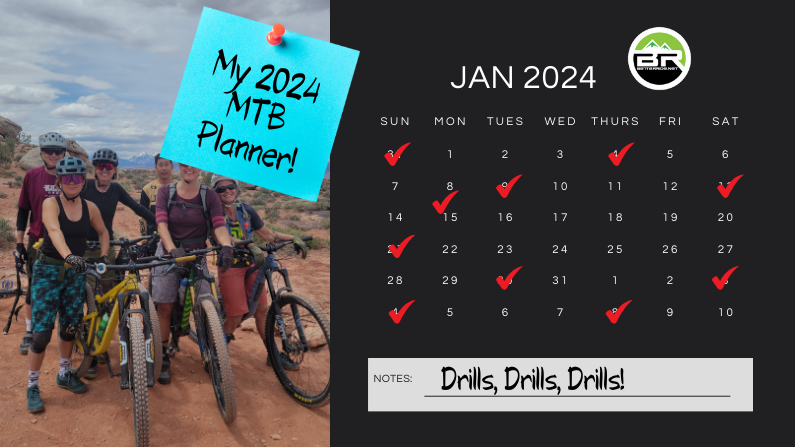 2024 MTB Planner For Achieving Your Riding Goals